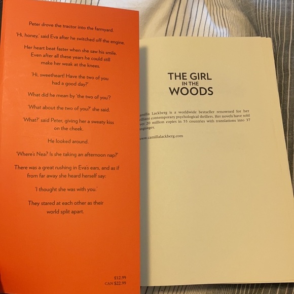The Girl in the Woods by Camilla Lackberg - Picture 2 of 4